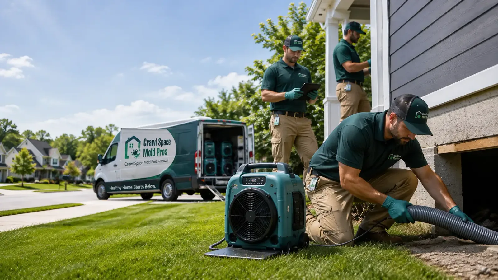 Crawl Space Mold Removal in Mitchellville, IA